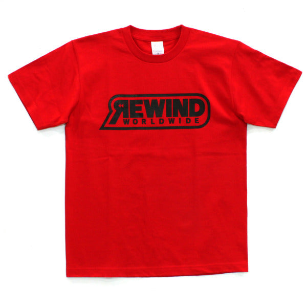 REWIND WORLDWIDE Logo T-shirt (Red)