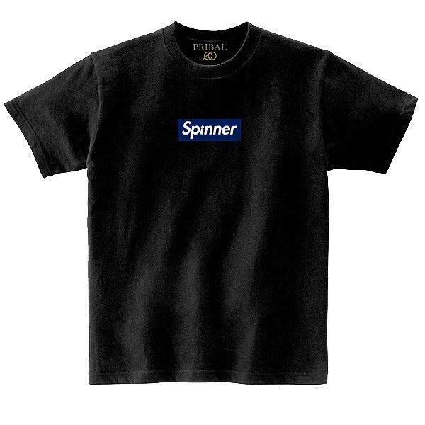 mowl x PRIBAL Spinner Logo T-Shirt (Black x Blue Camo)