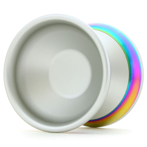 Silver / Rainbow Rim