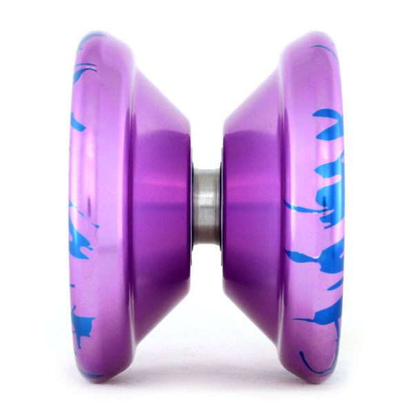 YoYoFactory Superstar パープル YoYoFactory Superstar OG Yo-Yo - Hub Stacks - Mono-Metal YoYo
