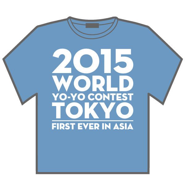 2015 World Yo-Yo Contest T-shirt - JYYF (Japan Yo-Yo Federation)