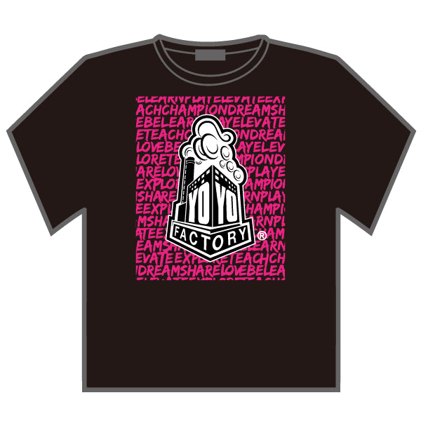 YYF Pink & Black Collection T-shirt